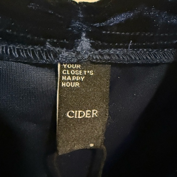 Cider Soft Solid Velvet Mini Dress - Picture 5 of 7